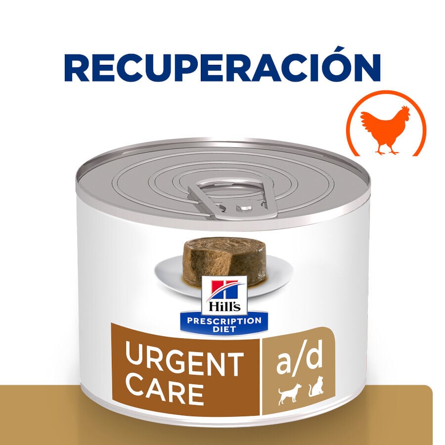 200 g Hill's Prescription Diet Urgent Care a/d Mousse de Pollo lata para perros y gatos, , large Imagen numero 2